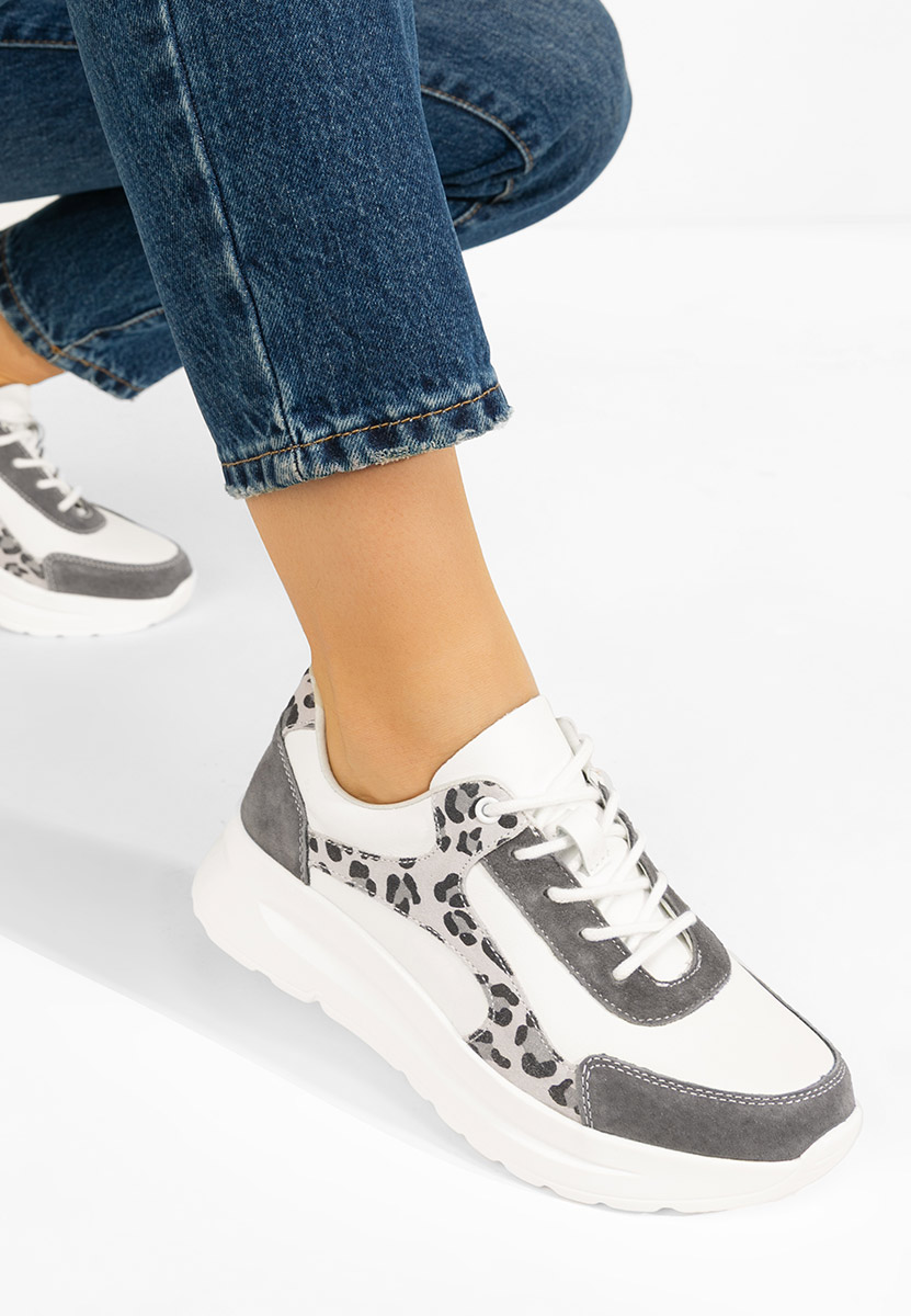 Sneakers γυναικεια δερματινα Arkania λευκά