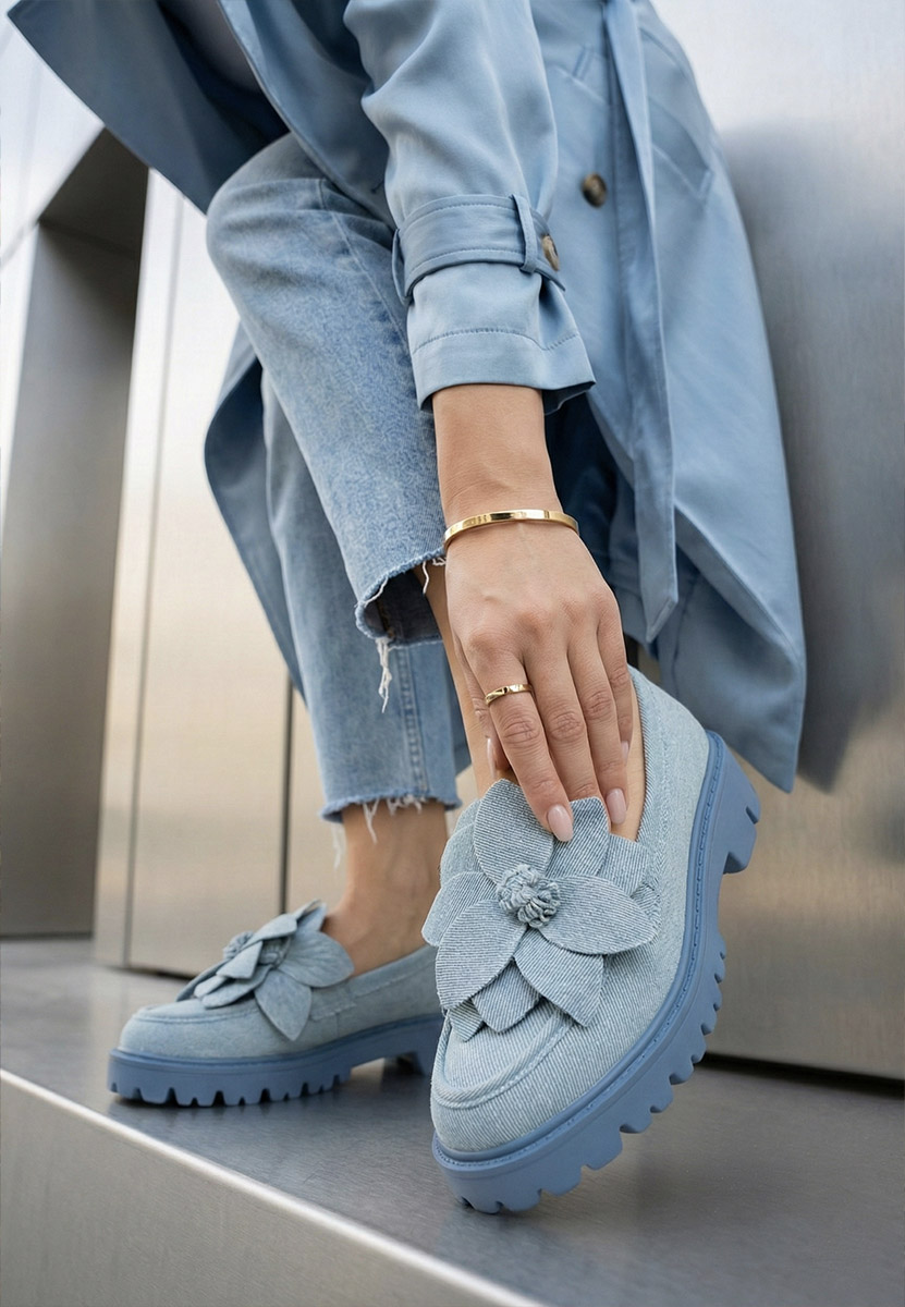 Loafers γυναικεια Camelea V2 Τζιν