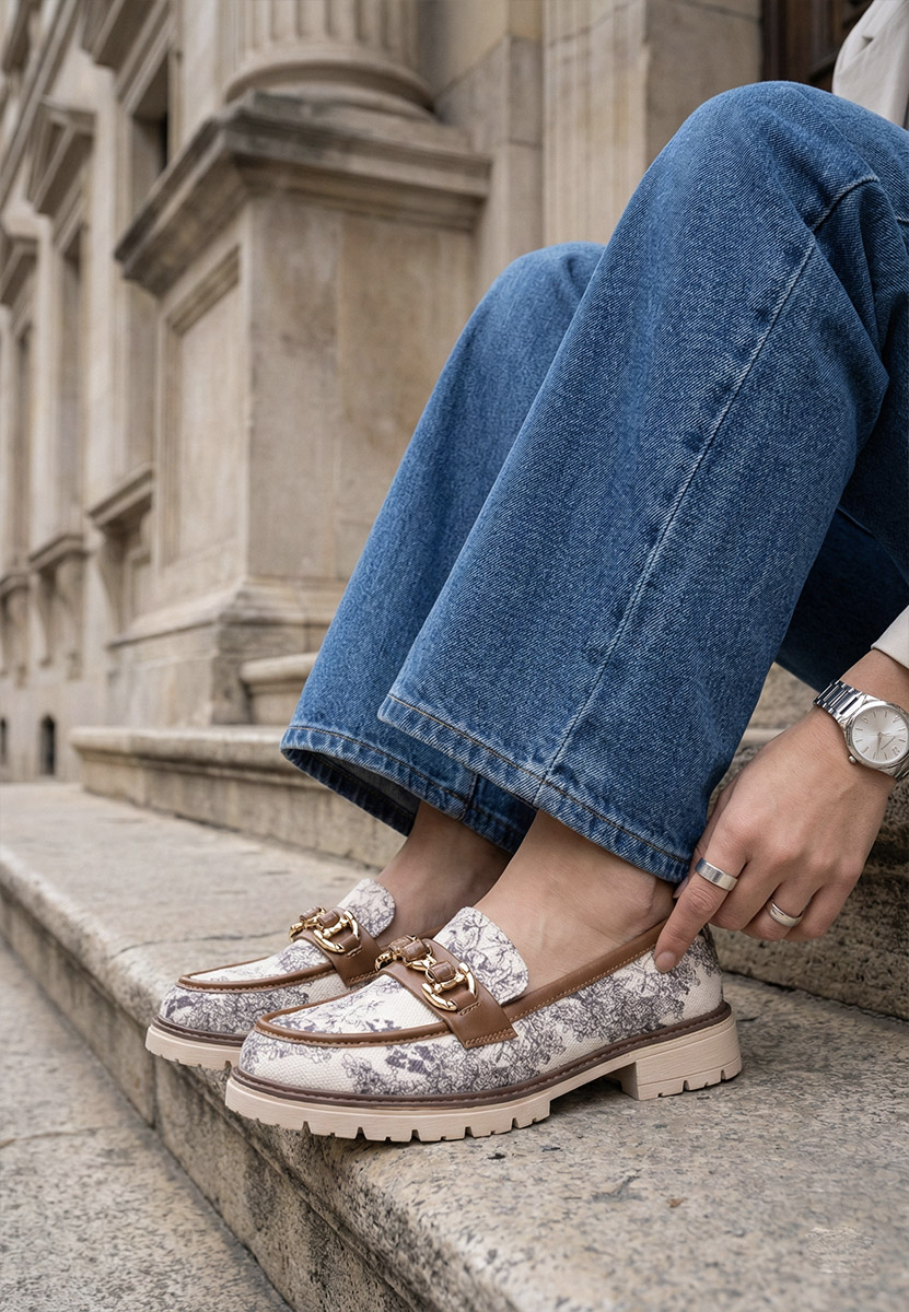 Μοκασίνια γυναικεια Amberlin ταμπά