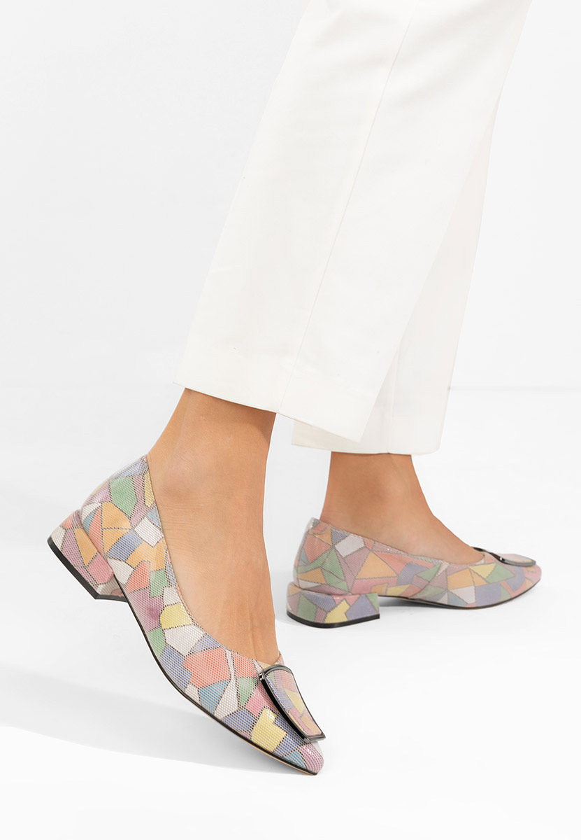 Γόβες με χαμηλό τακούνι Darila πολυχρωμο