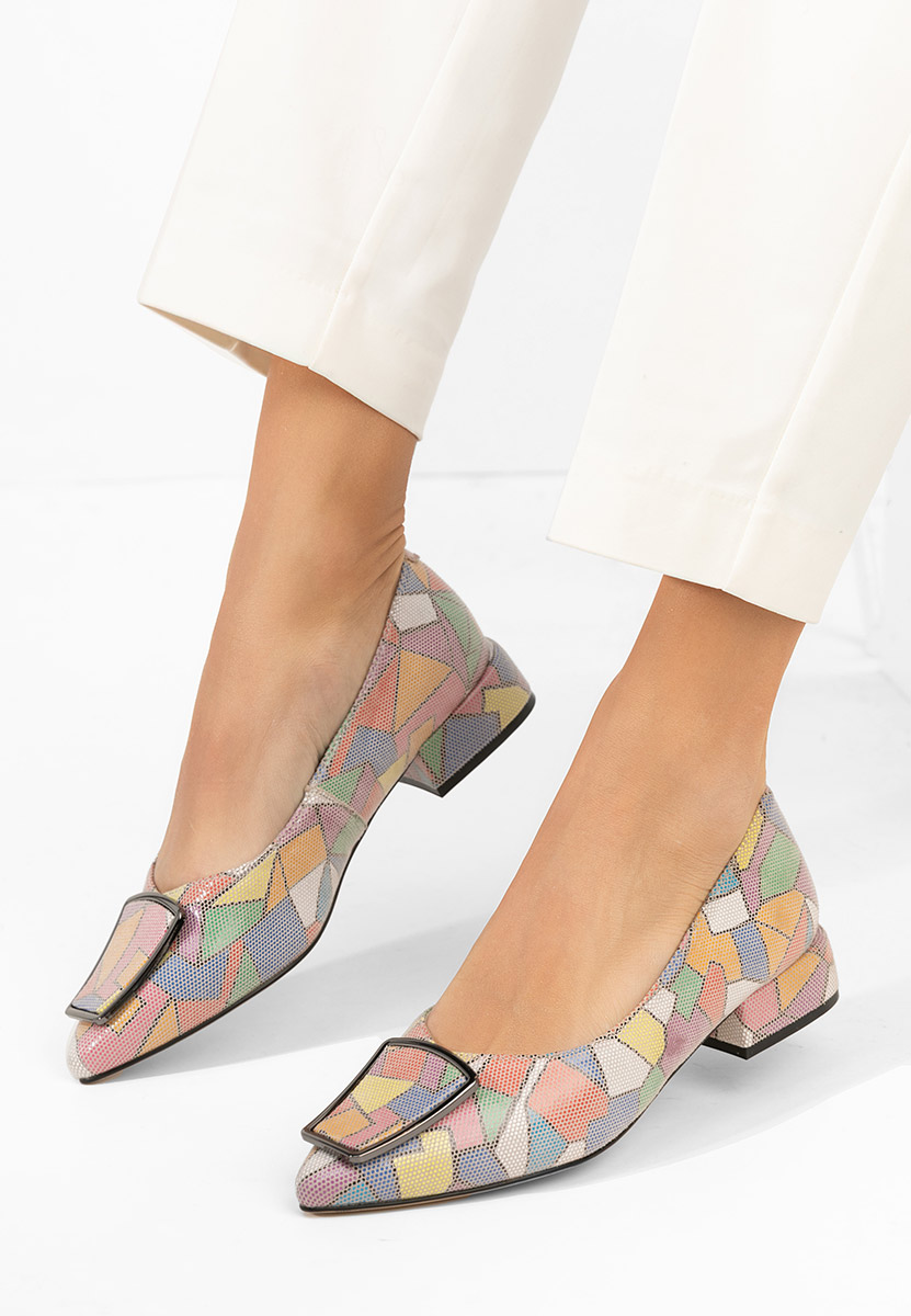 Γόβες με χαμηλό τακούνι Darila πολυχρωμο