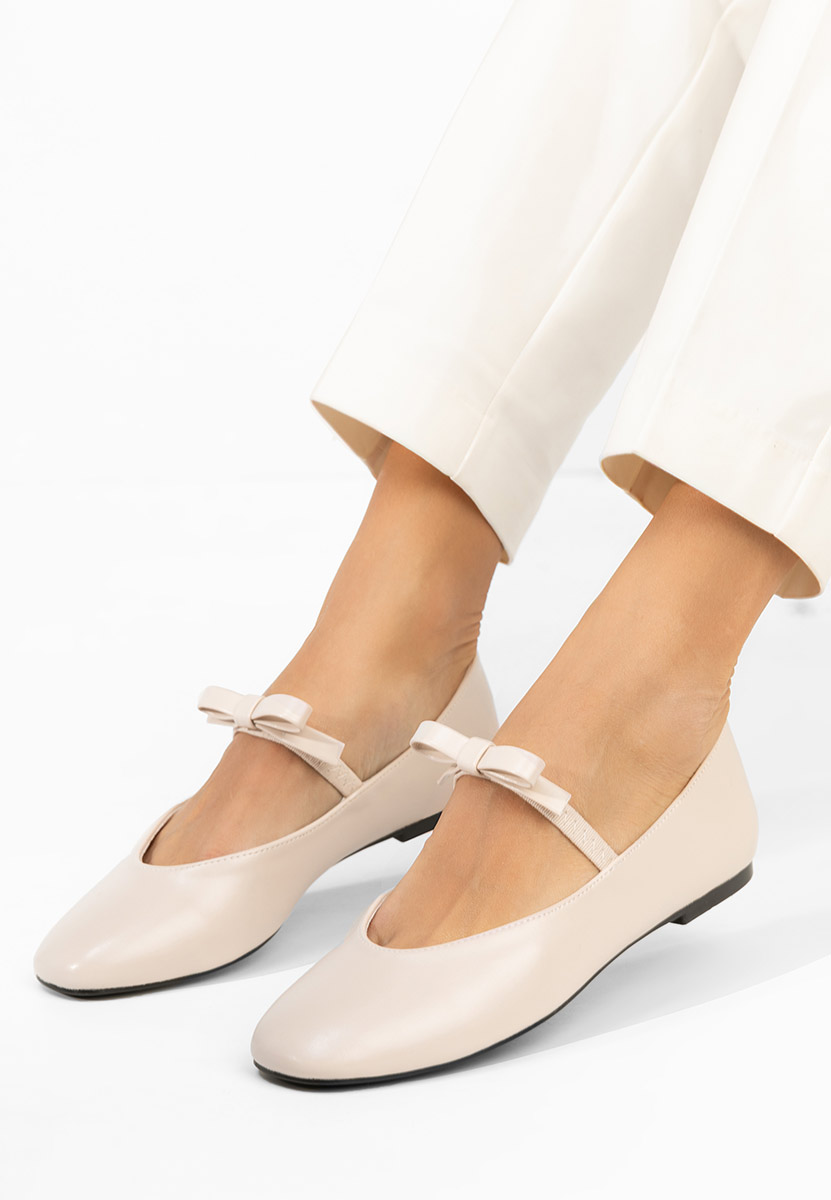 Γυναικείες μπαλαρίνες Iviona μπεζ