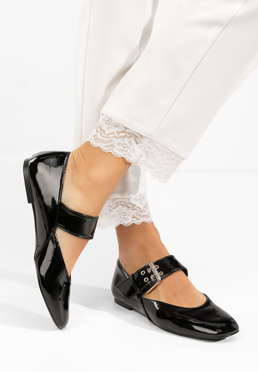 Γυναικείες μπαλαρίνες Katalea μαύρα