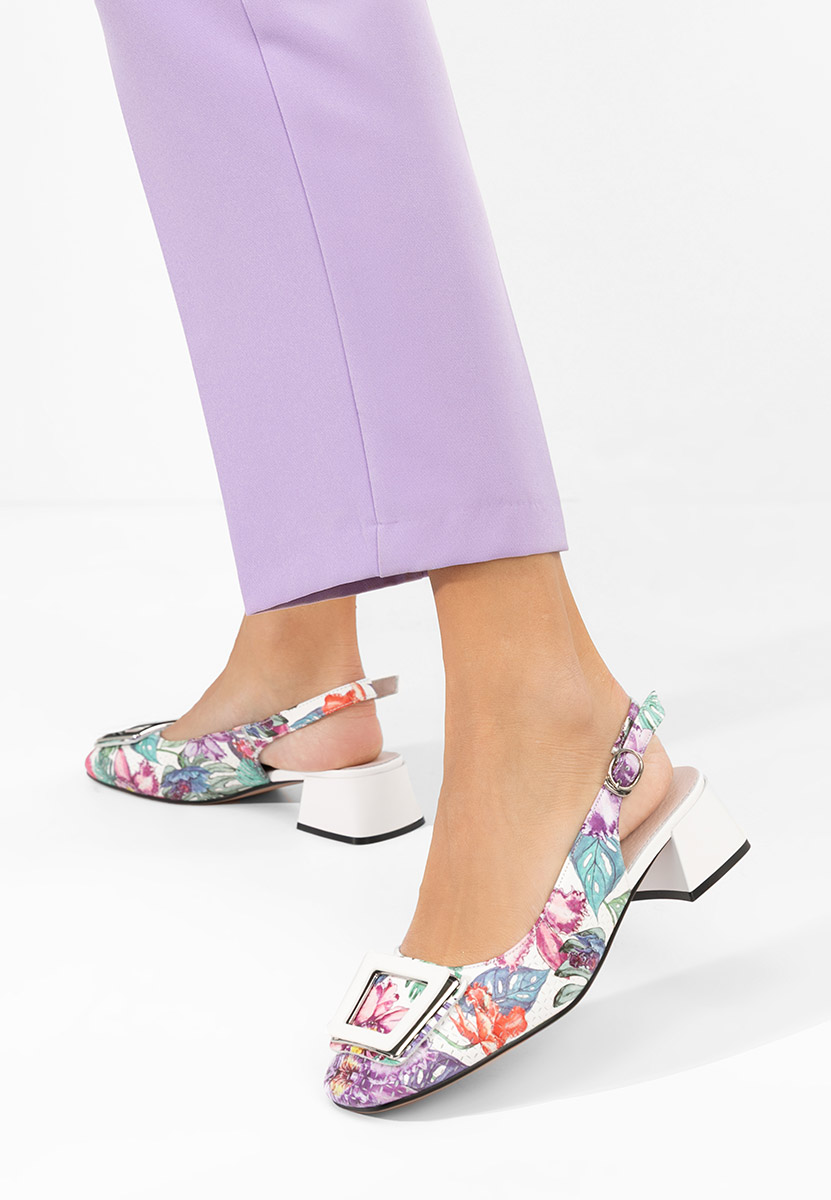 Γόβες slingback Belindia ροζ