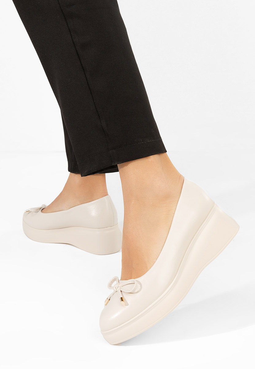 Πλατφόρμες γυναικεία Olmaria μπεζ