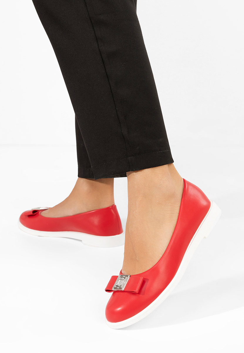 Γυναικείες μπαλαρίνες Sidiona κοκκινο