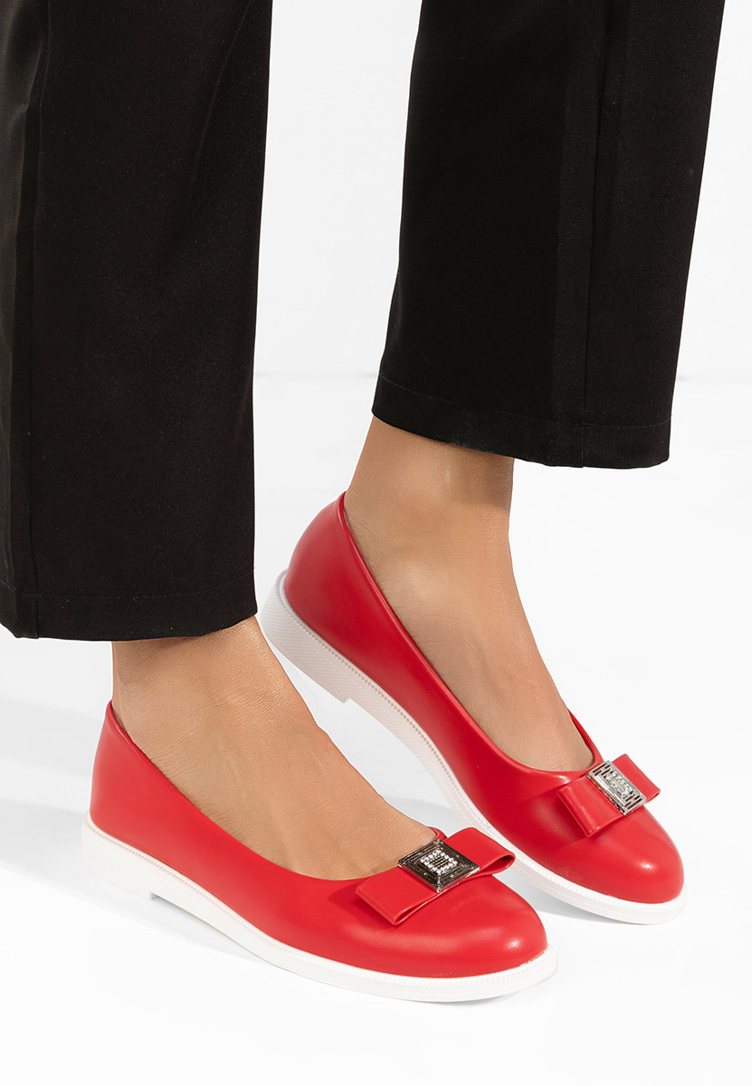 Γυναικείες μπαλαρίνες Sidiona κοκκινο