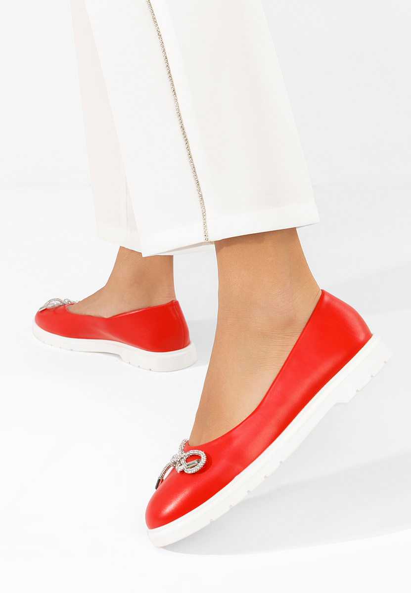 Γυναικείες μπαλαρίνες Simonna Πορτοκαλι