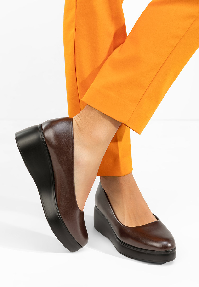 Πλατφόρμες γυναικεία Milanca μπορντό