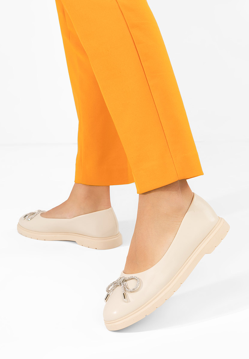 Γυναικείες μπαλαρίνες Simonna μπεζ