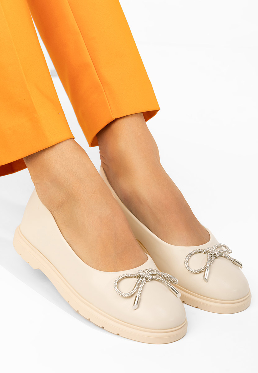 Γυναικείες μπαλαρίνες Simonna μπεζ