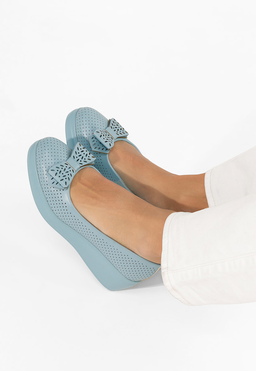 Πλατφόρμες γυναικεία Latefa μπλε