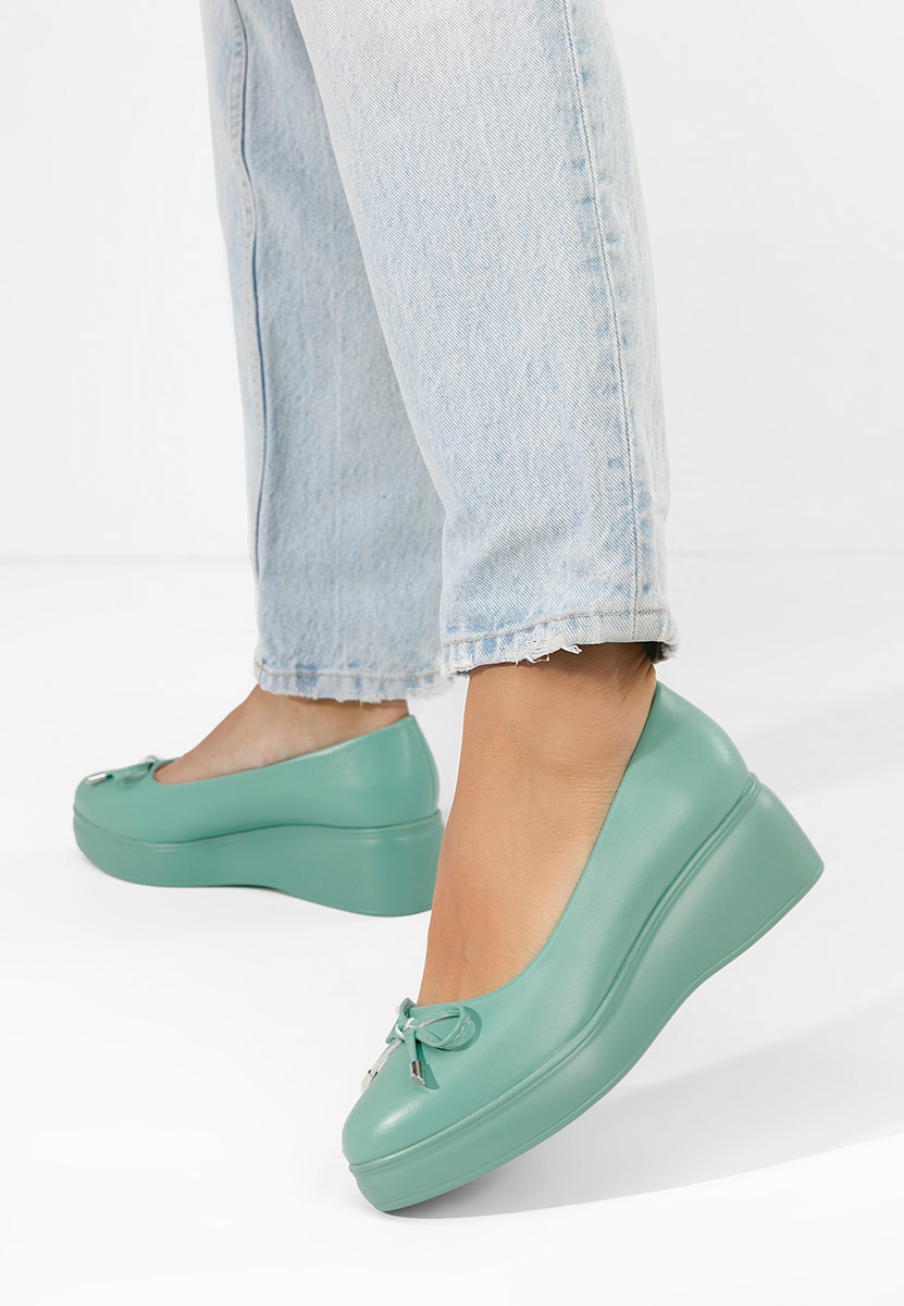 Πλατφόρμες γυναικεία Olmaria πρασινο