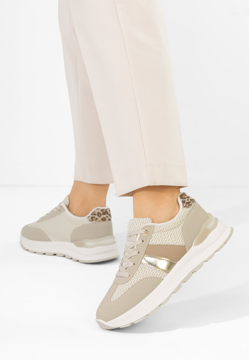 Sneakers γυναικεια Timelia μπεζ