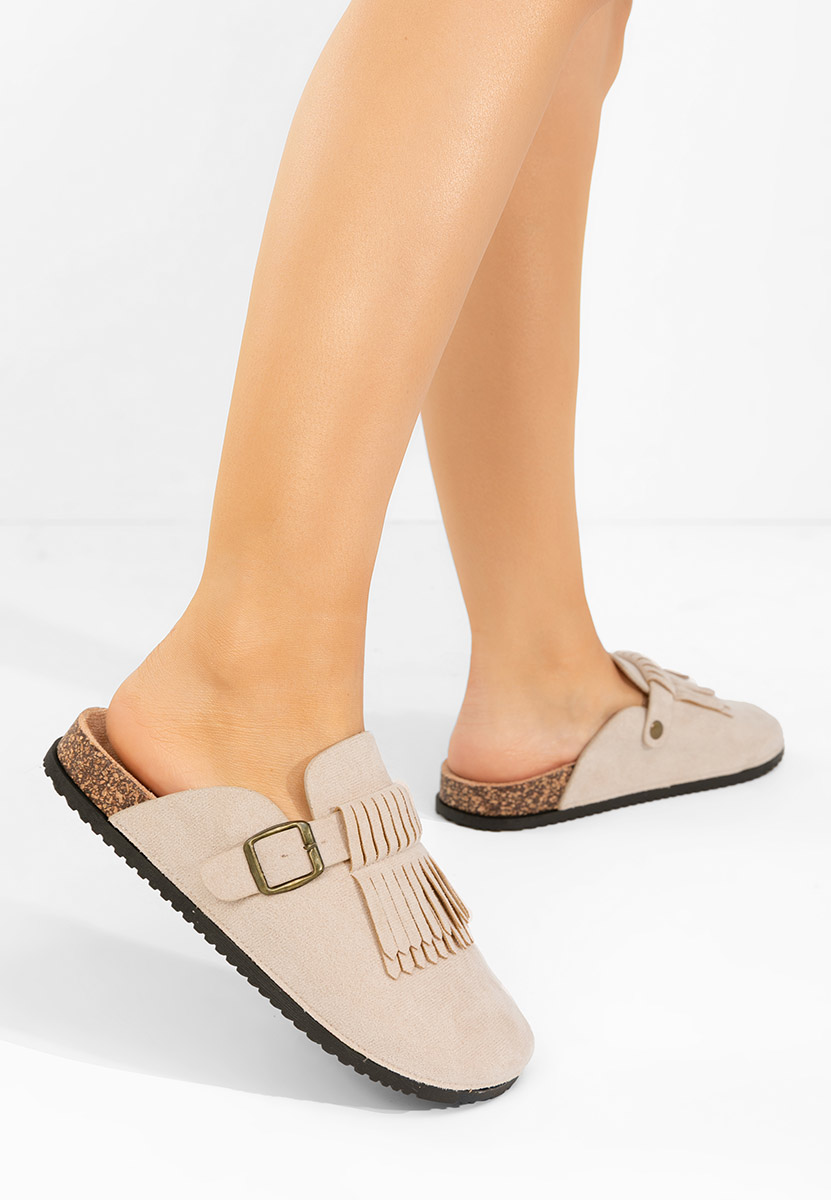 Mules γυναικεια Jimona μπεζ