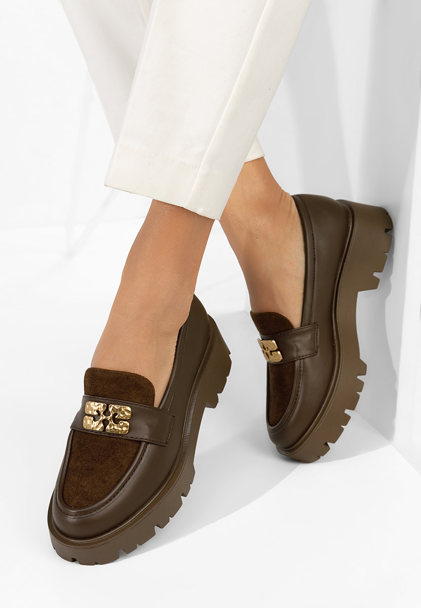 Loafers γυναικεια Karamela καφε