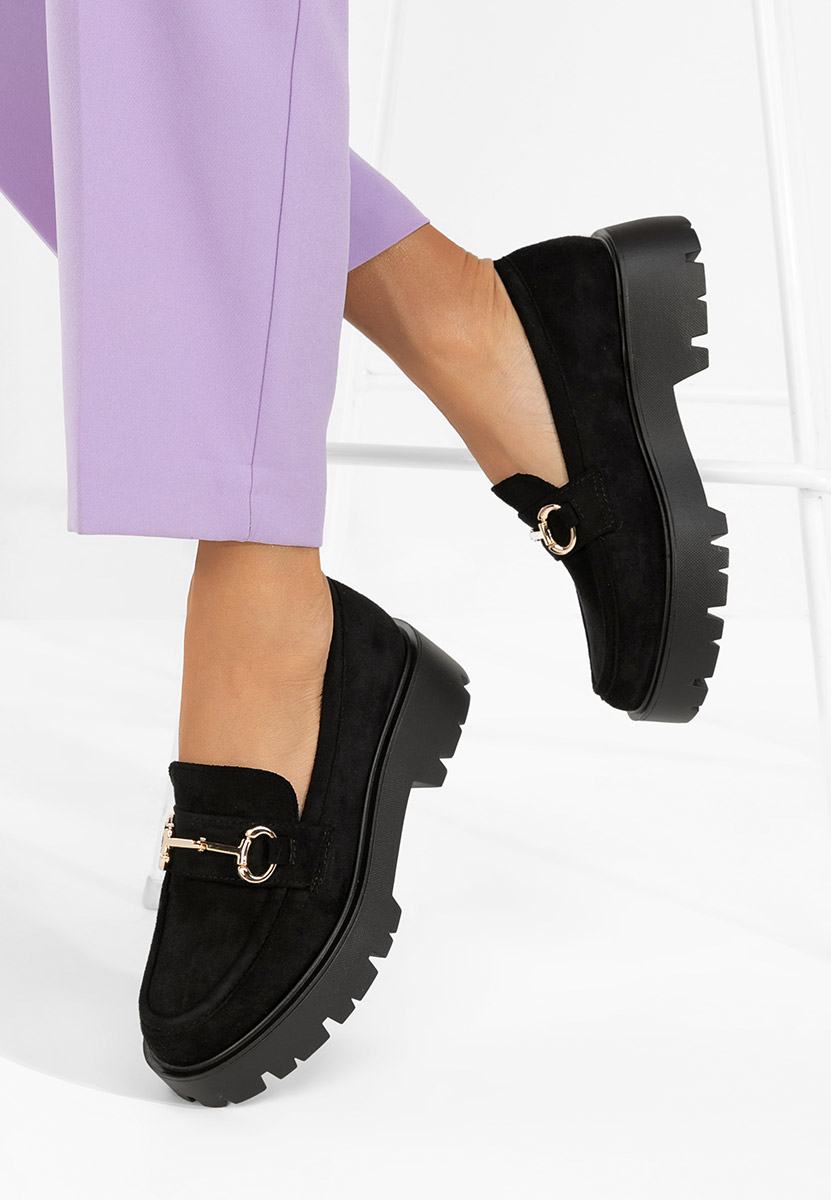 Loafers γυναικεια Belvina μαύρα