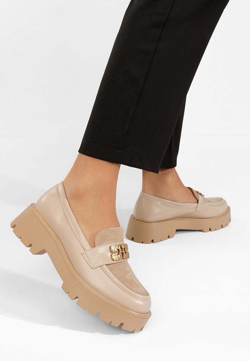 Loafers γυναικεια Karamela χακι