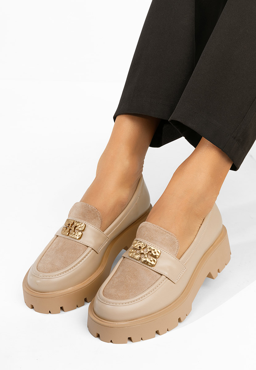 Loafers γυναικεια Karamela χακι
