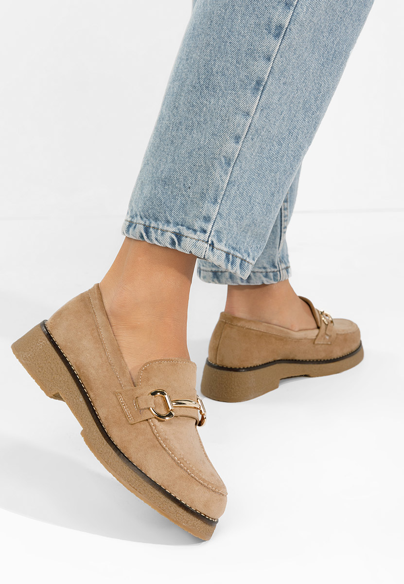 Μοκασίνια γυναικεια Ylenia χακι