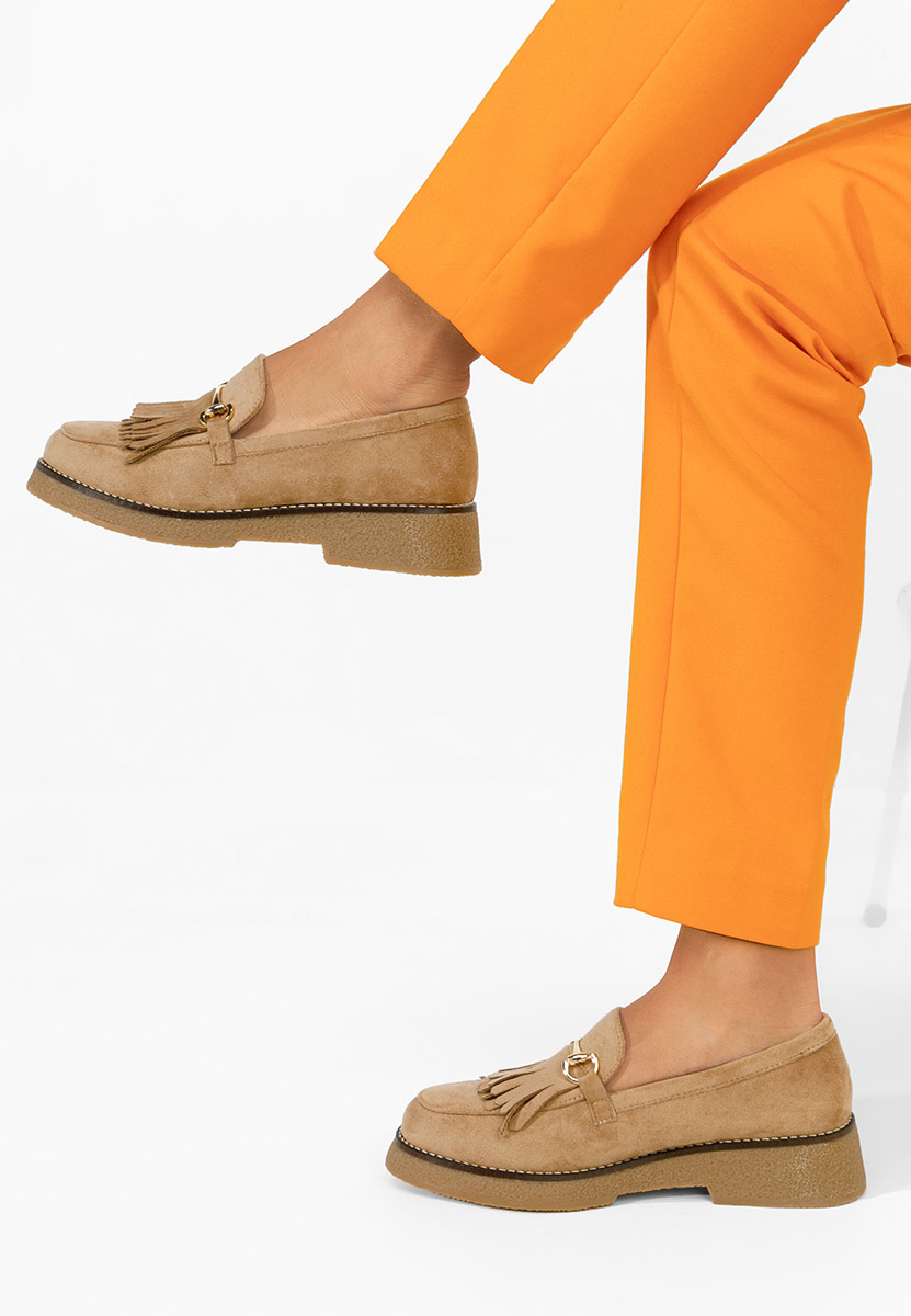 Μοκασίνια γυναικεια Kemily χακι