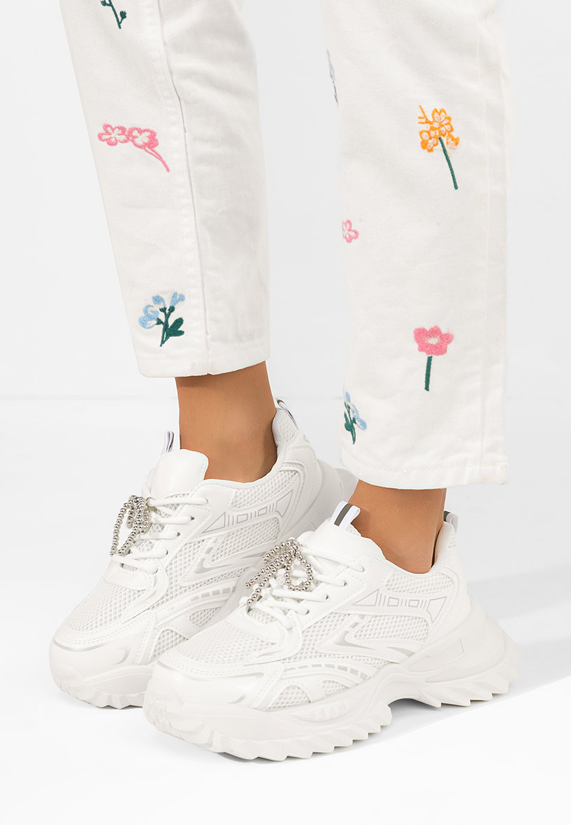 Sneakers γυναικεια Eudoria V2 λευκά