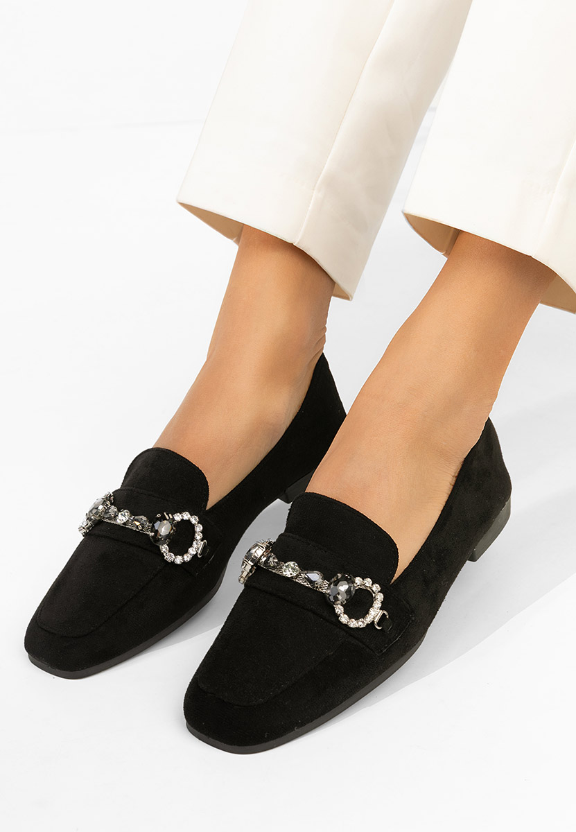 Loafers γυναικεια Venea V2 μαύρα