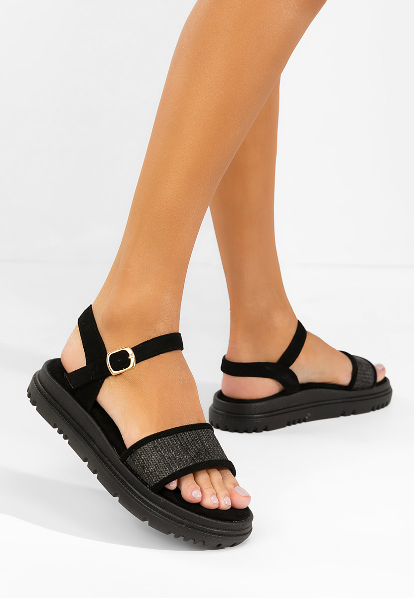 Πέδιλα πλατφορμεσ Donetia Μαύρα