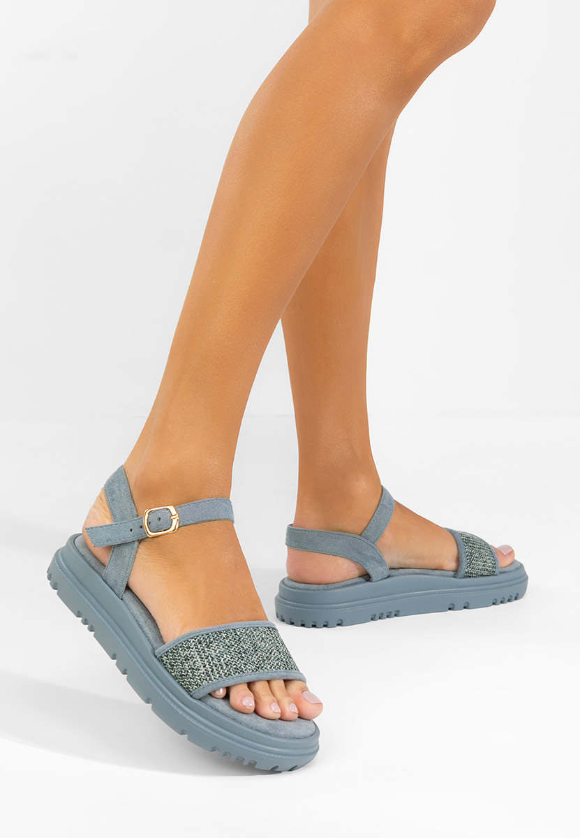 Πέδιλα πλατφορμεσ Donetia μπλε