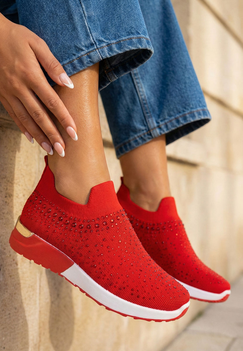 Sneakers γυναικεια Marcie κοκκινο