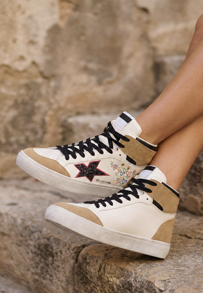 Sneakers αστραγαλου γυναικεια Morella V2 λευκά