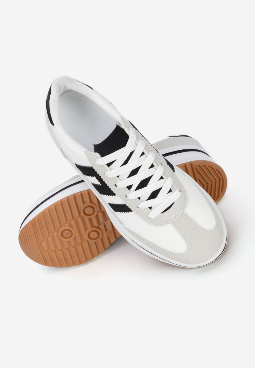 Sneakers με πλατφόρμα Jesie λευκά