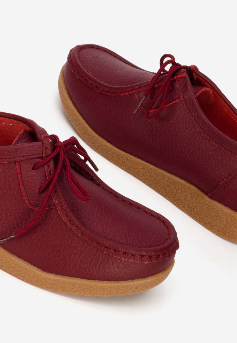 Μοκασίνια γυναικεια Afinia μπορντό