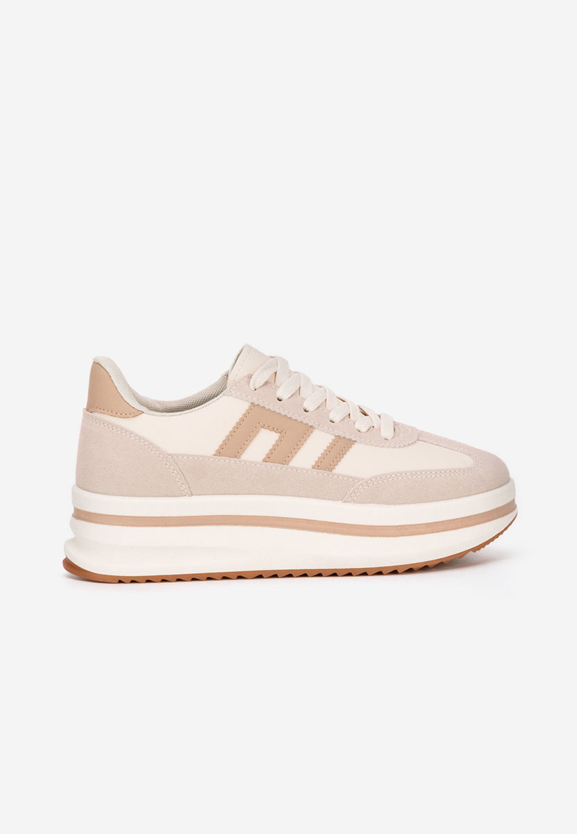 Sneakers με πλατφόρμα Jesie μπεζ
