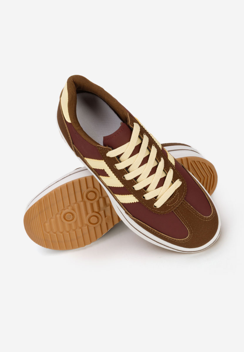 Sneakers με πλατφόρμα Jesie καφε
