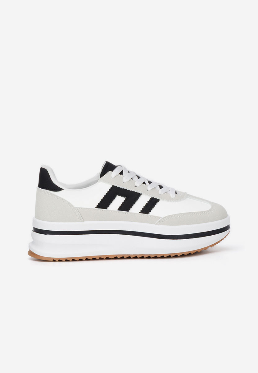 Sneakers με πλατφόρμα Jesie λευκά