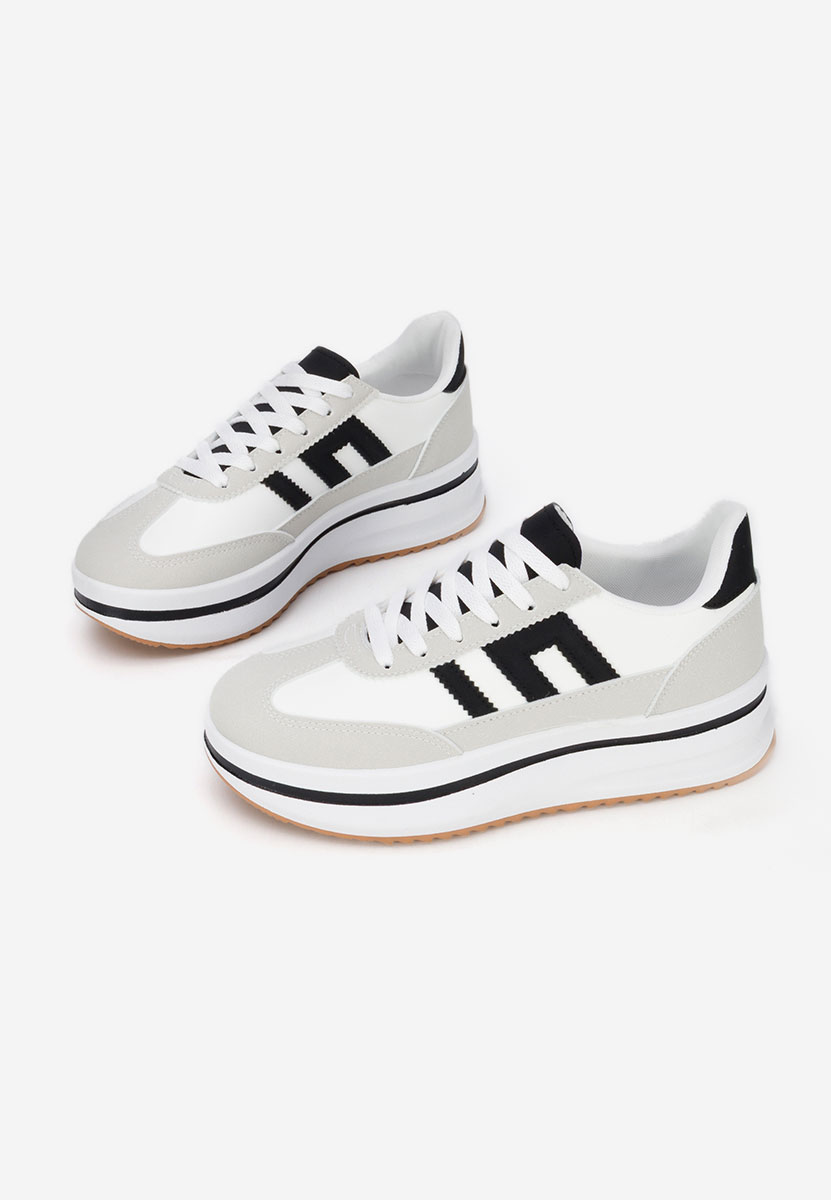 Sneakers με πλατφόρμα Jesie λευκά
