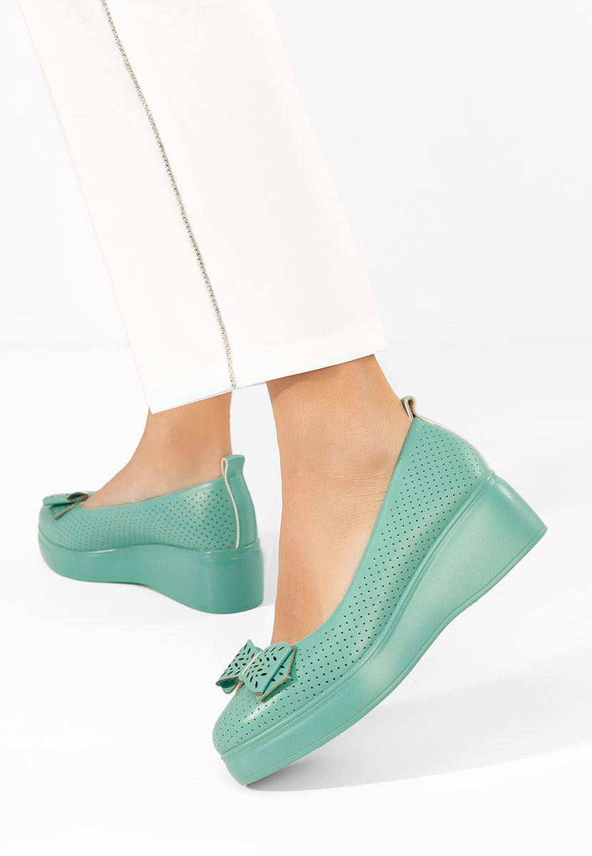 Πλατφόρμες γυναικεία Latefa πρασινο