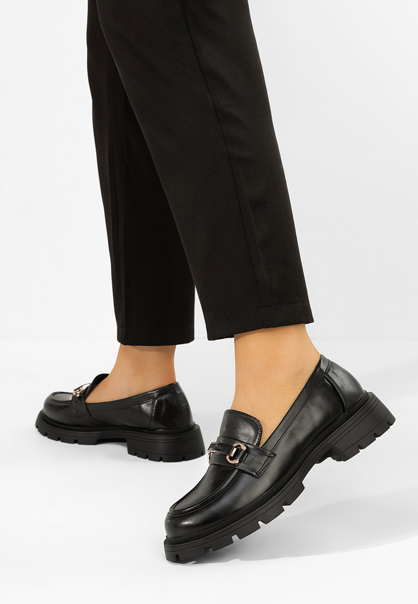 Μοκασίνια γυναικεια Jadiana μαύρα