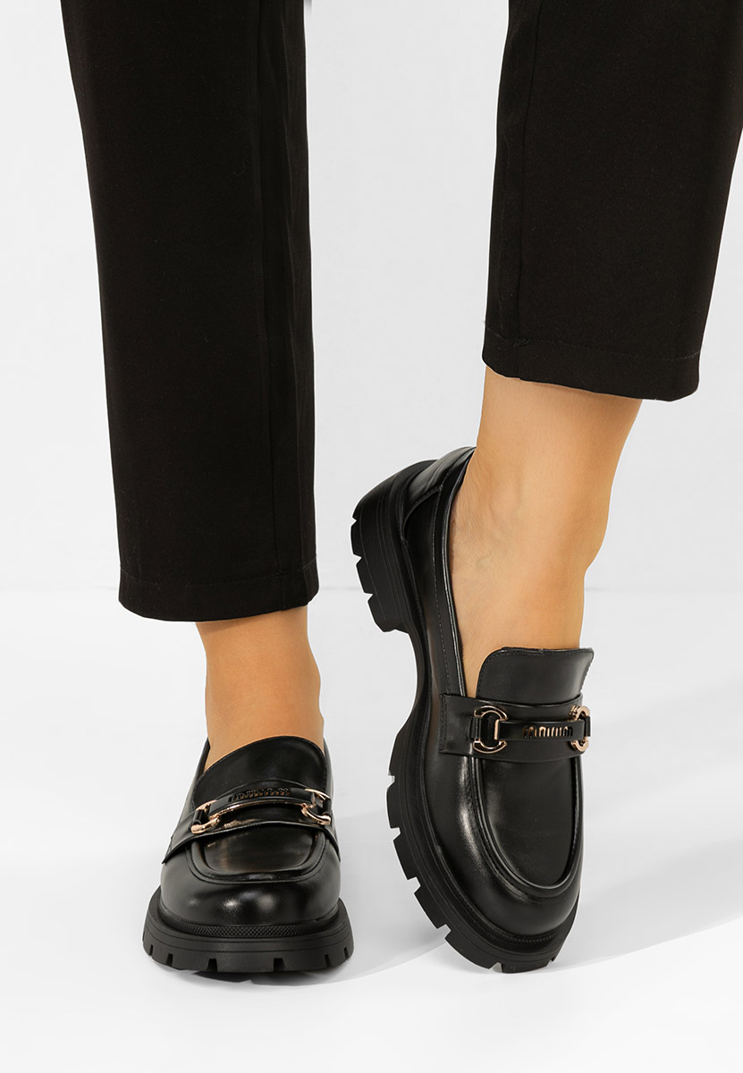 Μοκασίνια γυναικεια Jadiana μαύρα