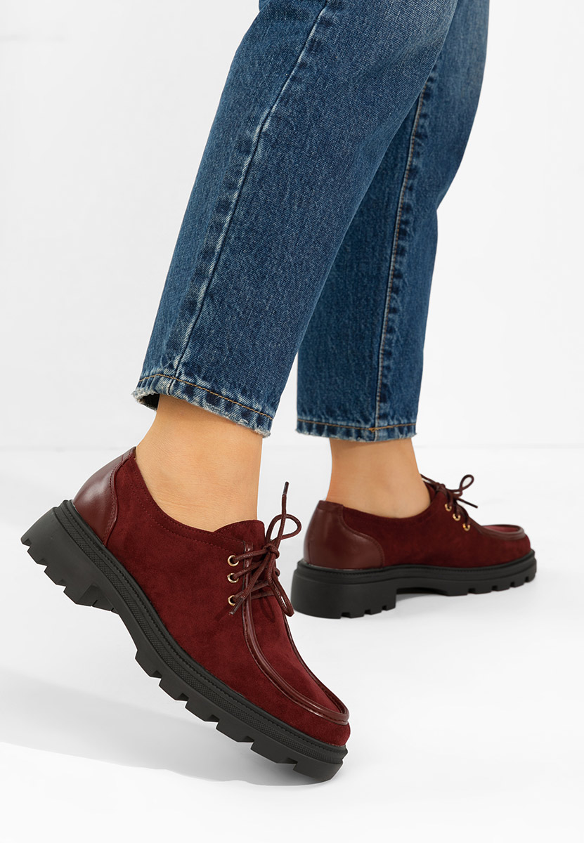 Casual παπουτσια γυναικεια Seliora μπορντό