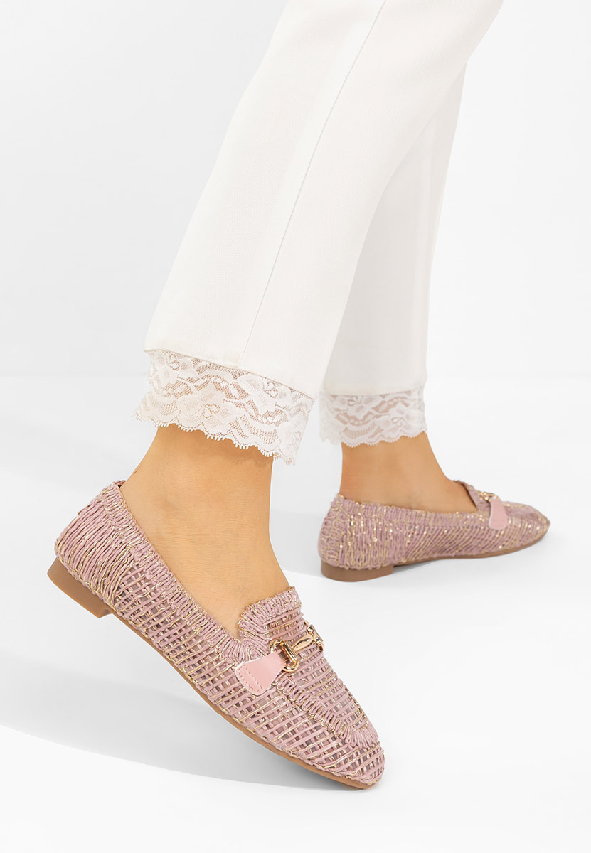 Μοκασίνια γυναικεια Cameilia ροζ