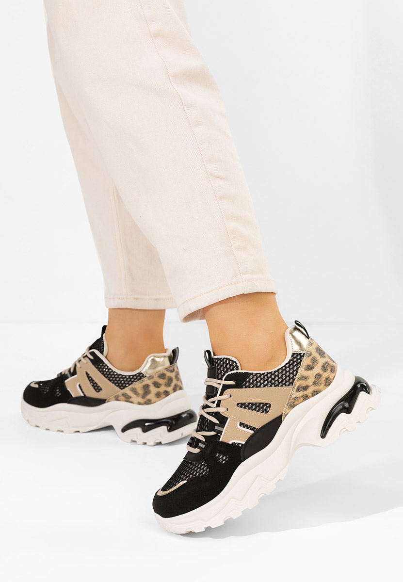 Sneakers με πλατφόρμα Kiria μαύρα