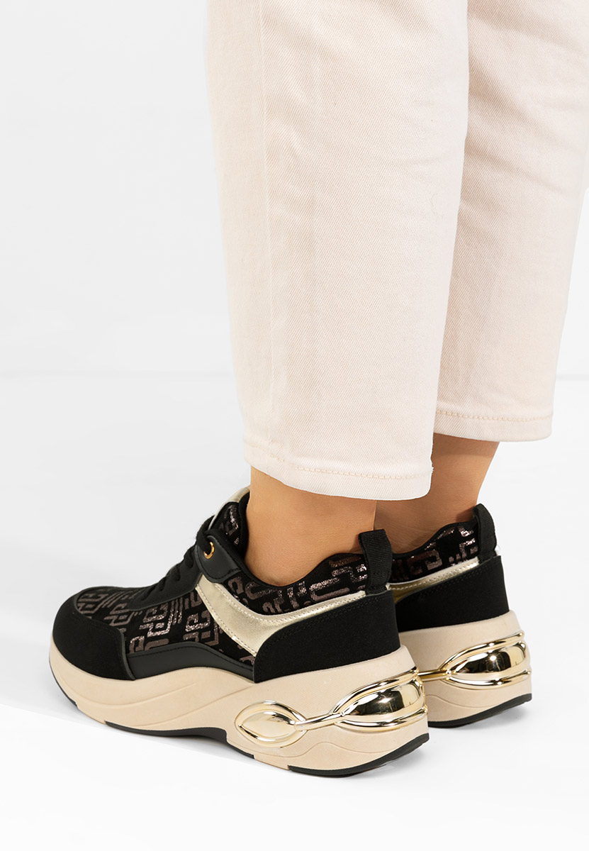 Sneakers με πλατφόρμα Nezela μαύρα