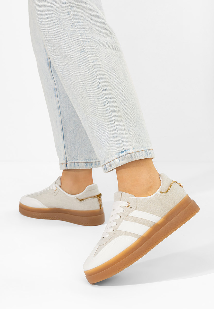 Sneakers γυναικεια Deenia μπεζ