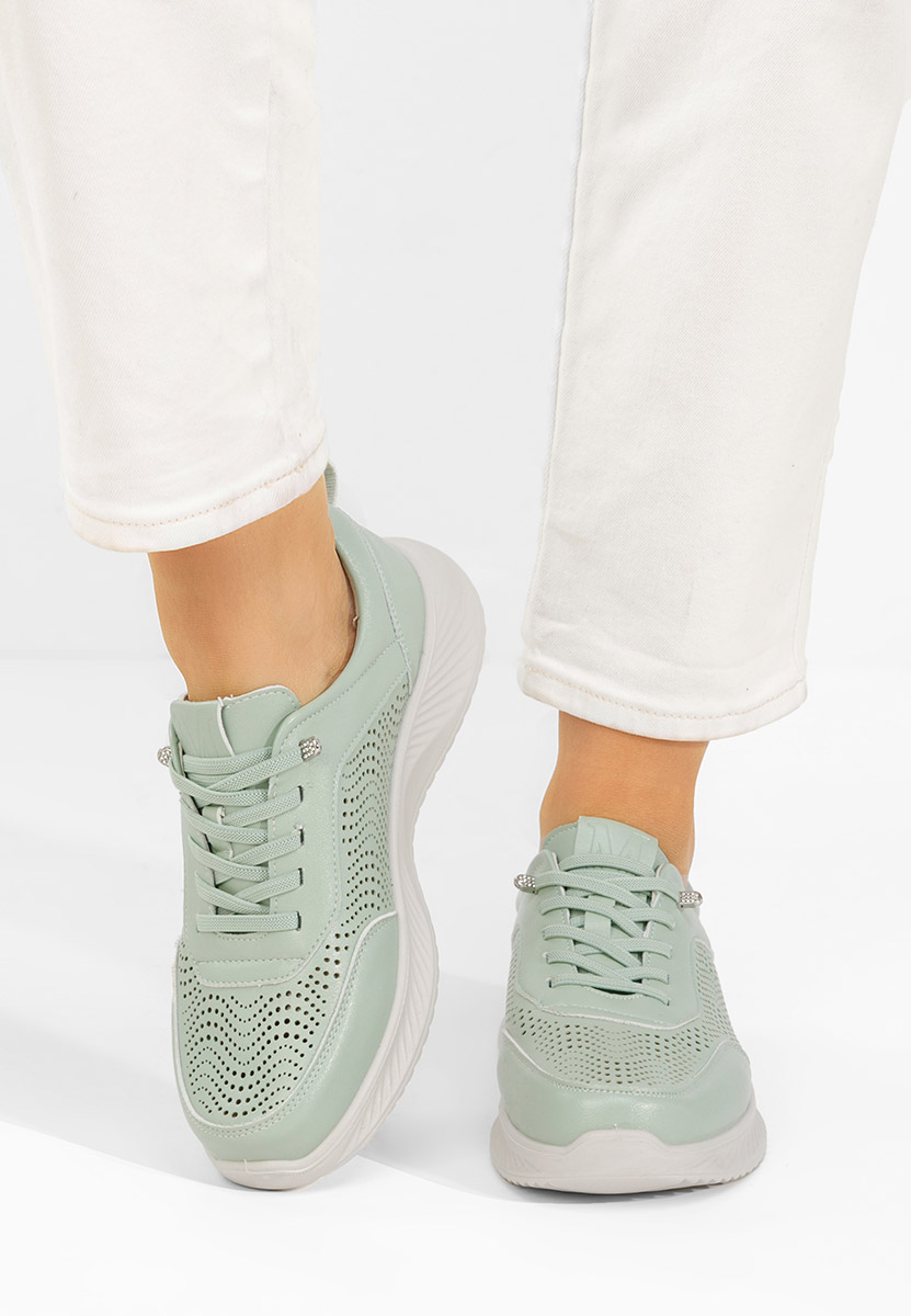 Sneakers γυναικεια Azurra πρασινο
