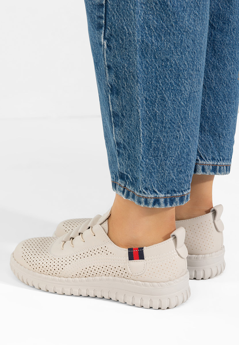 Sneakers γυναικεια Petrina μπεζ