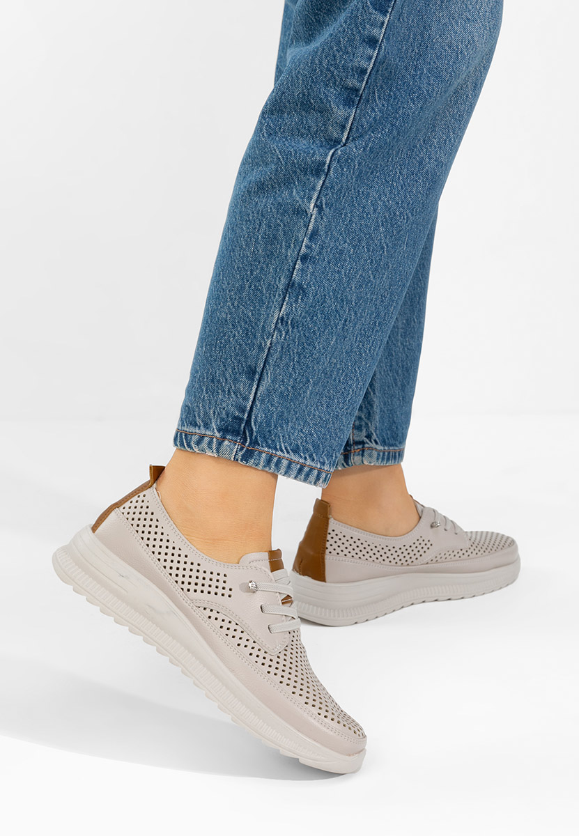 Sneakers γυναικεια Nezelia μπεζ