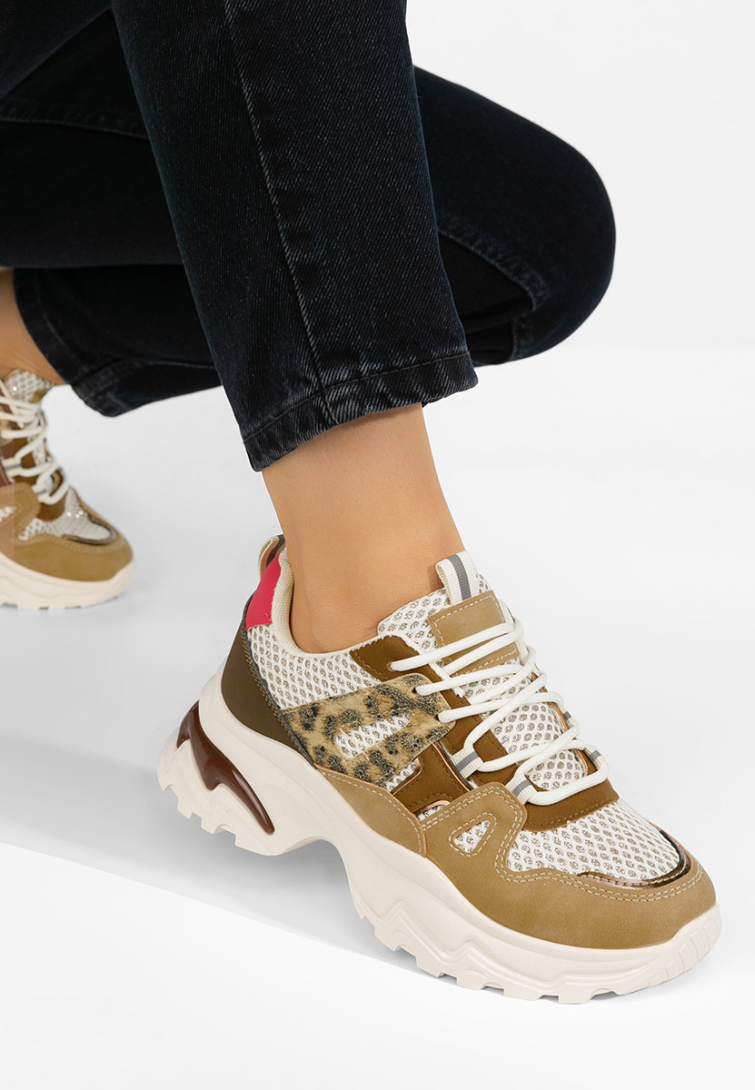 Sneakers με πλατφόρμα Kiria χακι