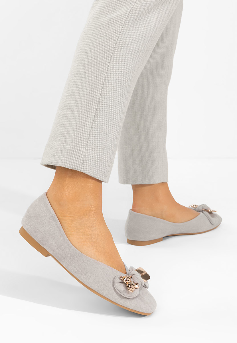 Γυναικείες μπαλαρίνες Bethania γκρι